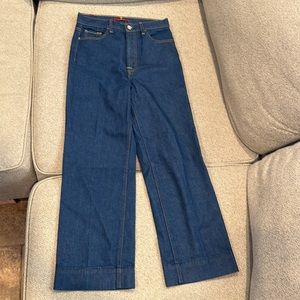 7 For All Mankind crop, flare jeans.